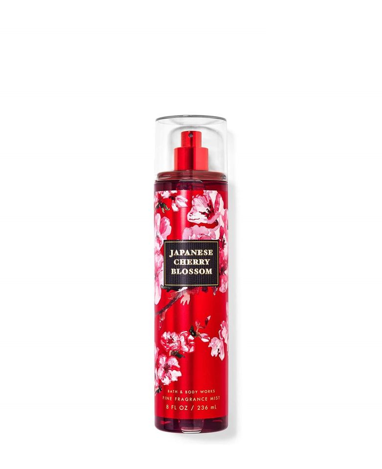 Xịt Thơm Toàn Thân Bath & Body Works Hương Hoa Anh Đào 236ml - Nước Xịt Dưỡng Ẩm Quyến Rũ, Thơm Lâu, Phù Hợp Mùa Hè
