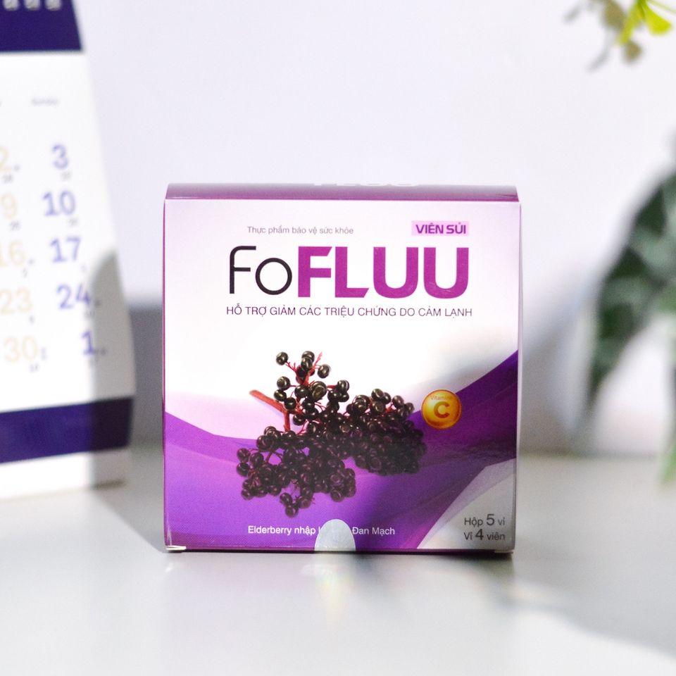 Viên Sủi Trái Cây FoFluu Fobe - Giúp Giảm Cảm Lạnh N1 Hộp 20 Viên - Tăng Cường Sức Đề Kháng Cho Trẻ Em