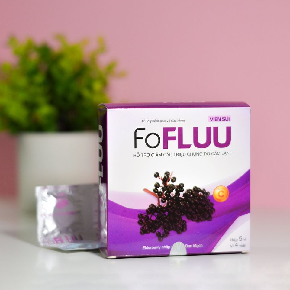 Viên Sủi Trái Cây FoFluu Fobe - Giúp Giảm Cảm Lạnh N1 Hộp 20 Viên - Tăng Cường Sức Đề Kháng Cho Trẻ Em