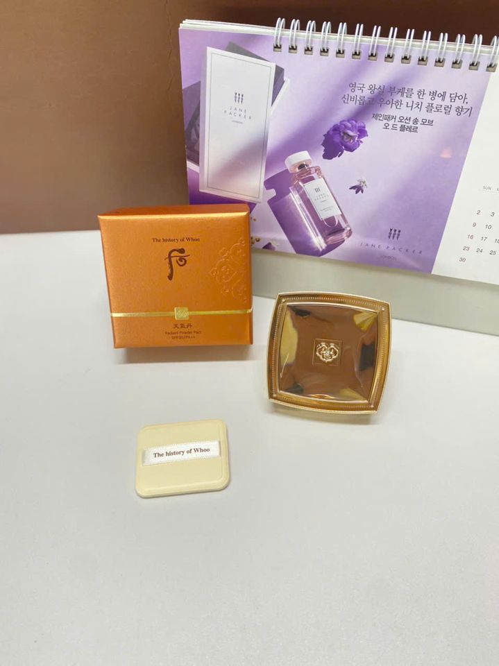 Phấn Nén Cao Cấp Whoo Hwahyeon 12g - Phấn Phủ Chống Nắng SPF30/PA++ Giúp Che Phủ Tự Nhiên và Ổn Định Da
