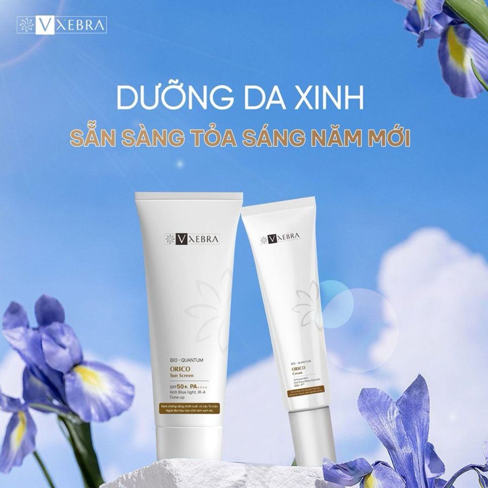 Combo Kem Dưỡng và Kem Chống Nắng Vxebra Orico - Phục Hồi Da Mịn Màng, Rạng Rỡ và Bảo Vệ Tia UV Cho Da Susu Tươi Sáng