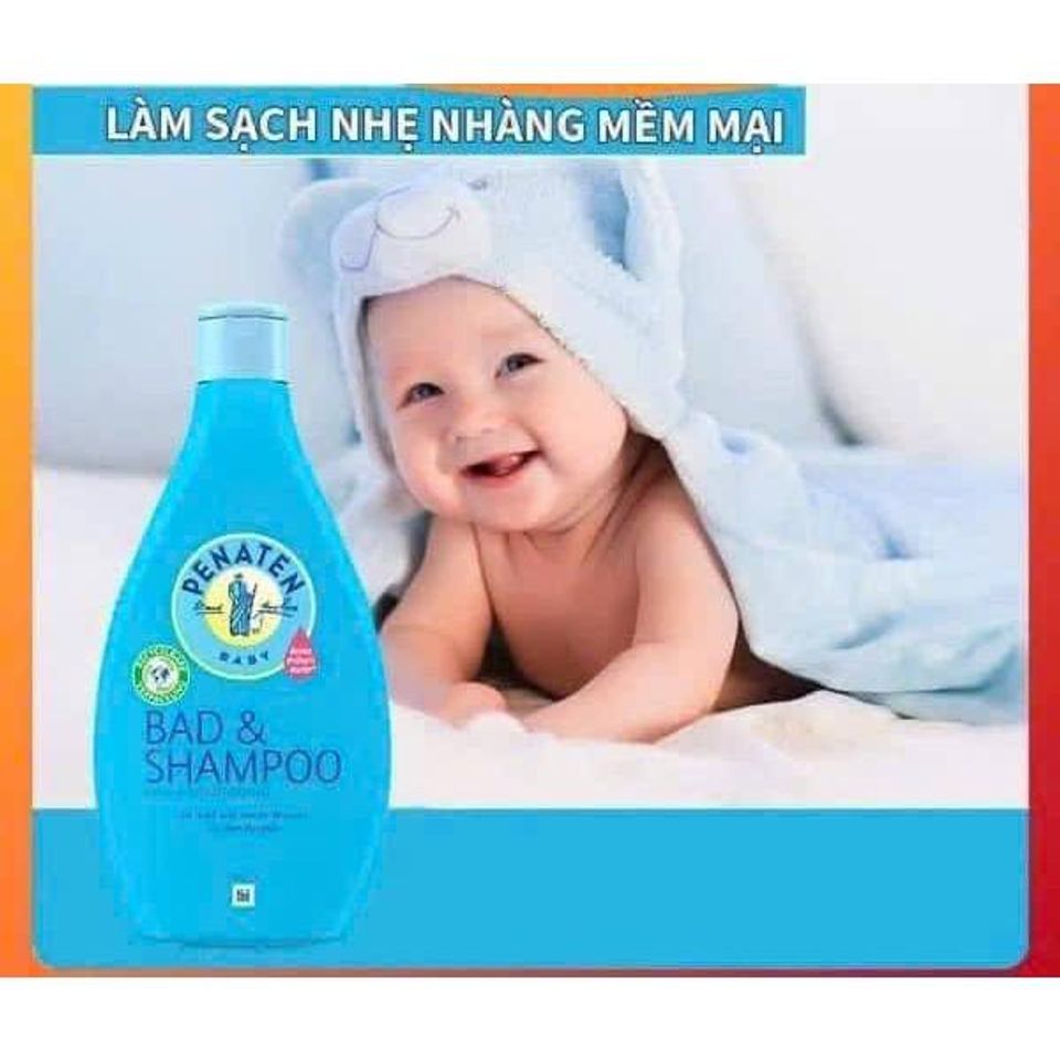Sữa Tắm Gội Dưỡng Da Cho Bé Penaten 400ml - Sản Phẩm Chăm Sóc Từ Thiên Nhiên, An Toàn Cho Trẻ Sơ Sinh, Hương Thơm Mát