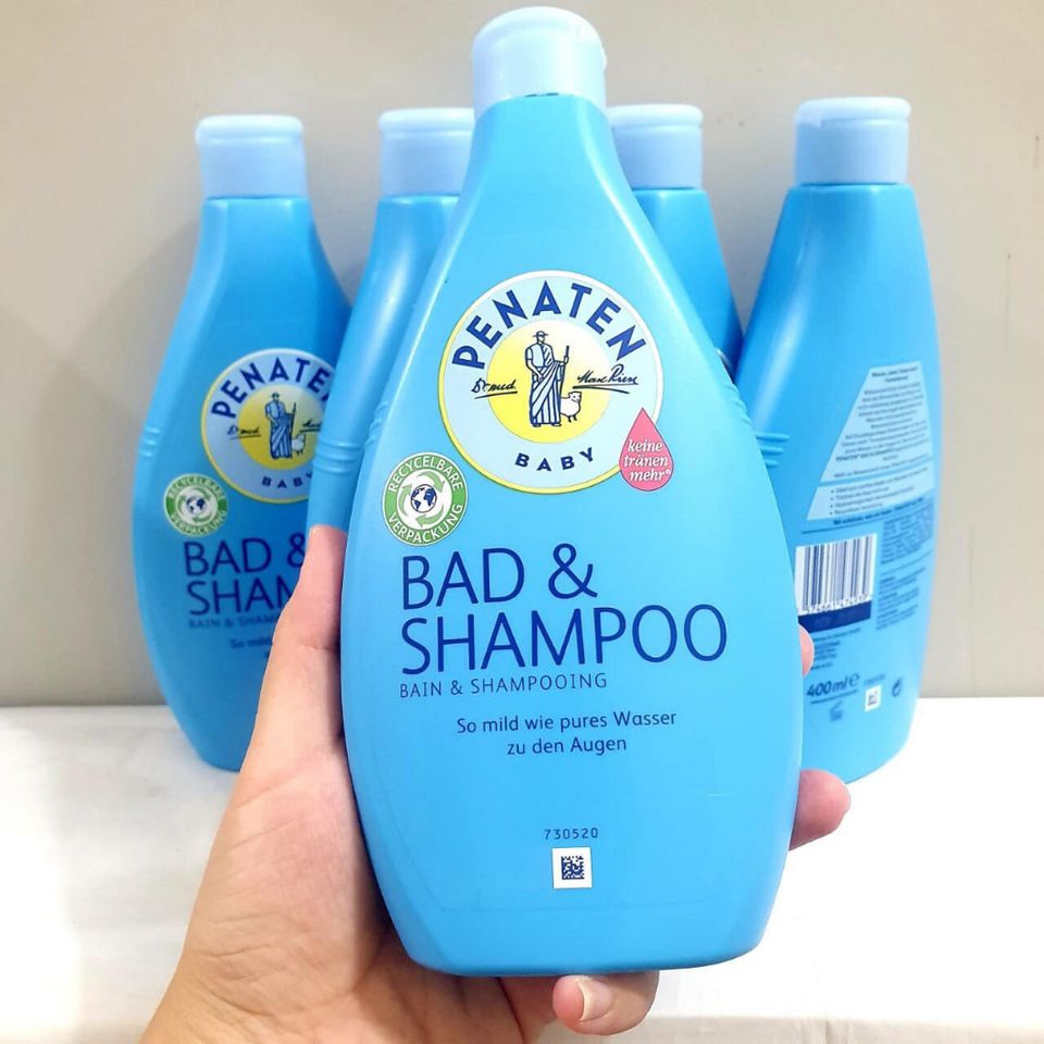 Sữa Tắm Gội Dưỡng Da Cho Bé Penaten 400ml - Sản Phẩm Chăm Sóc Từ Thiên Nhiên, An Toàn Cho Trẻ Sơ Sinh, Hương Thơm Mát