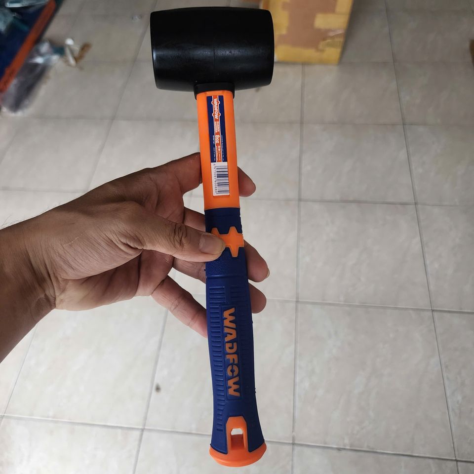 Búa Cao Su 8Oz Wadfow WHM7301 - Cán Nhựa Chắc Chắn, Đầu Búa Mềm, Thích Hợp Sửa Chữa Cơ Khí, DIY và Xây Dựng