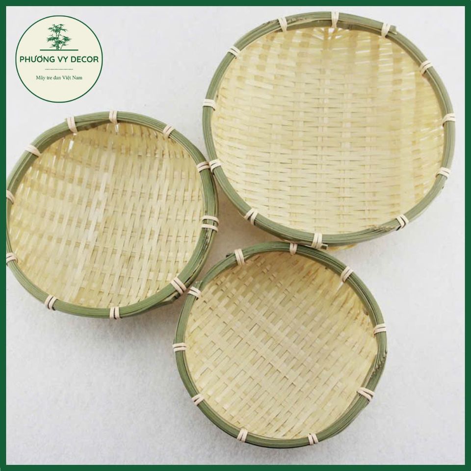 Rổ Tre Mini Đựng Gia Vị và Đồ Trang Trí - Khay Tre Tự Nhiên Phương Vy ...