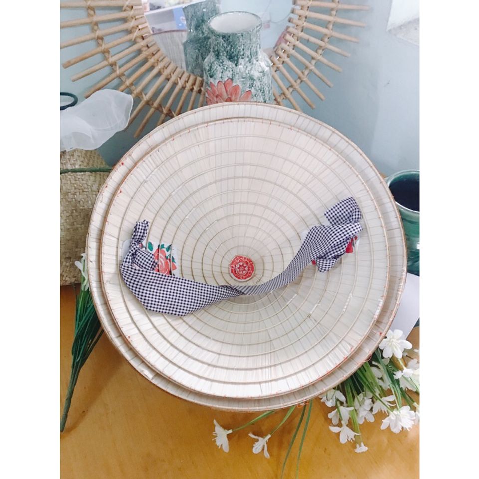 Nón Lá Decor Trang Trí Cho Bé - Phù Hợp Chụp Ảnh, Che Nắng Size 30cm, 32cm, 35cm, Thực Phẩm Nghệ Thuật Tự Nhiên