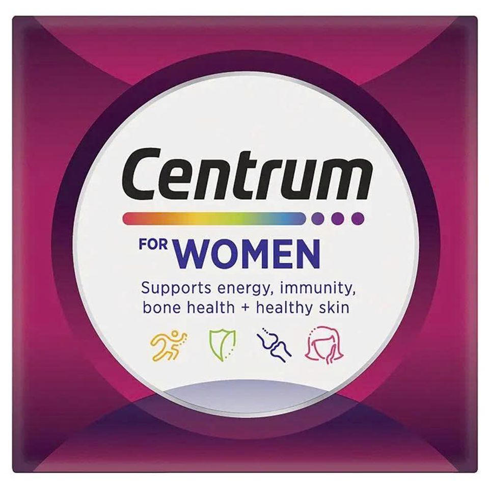 Vitamin Tổng Hợp Centrum cho Phụ Nữ 90 Viên - Hỗ Trợ Sức Khỏe, Làm Đẹp Tóc, Da, Móng - Vitamin Úc Chính Hãng