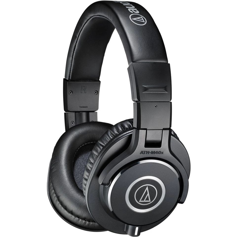 Tai Nghe Chụp Tai Audio Technica ATH-M40X - Tai Nghe Over Ear Chất Lượng Phòng Thu, DJ - Âm Thanh Sống Động, Chính Hãng 100%