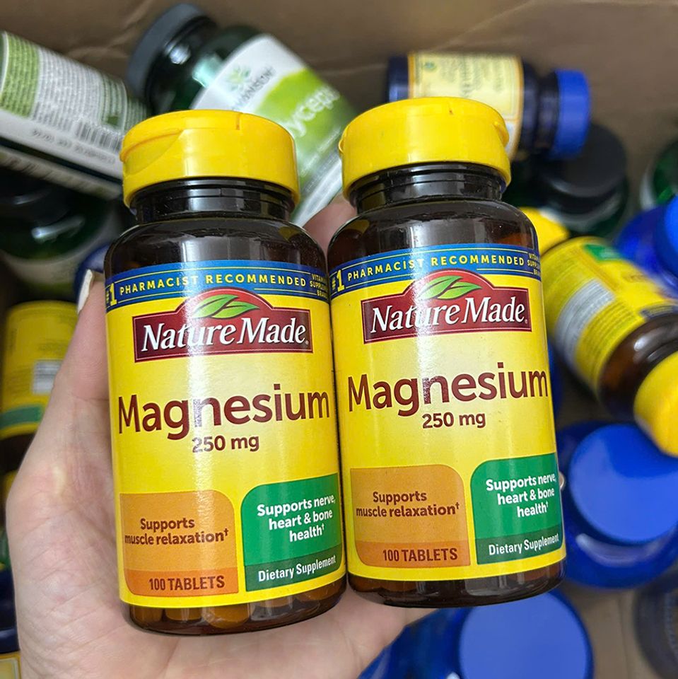 Nature Made Magnesium 250mg 100 viên