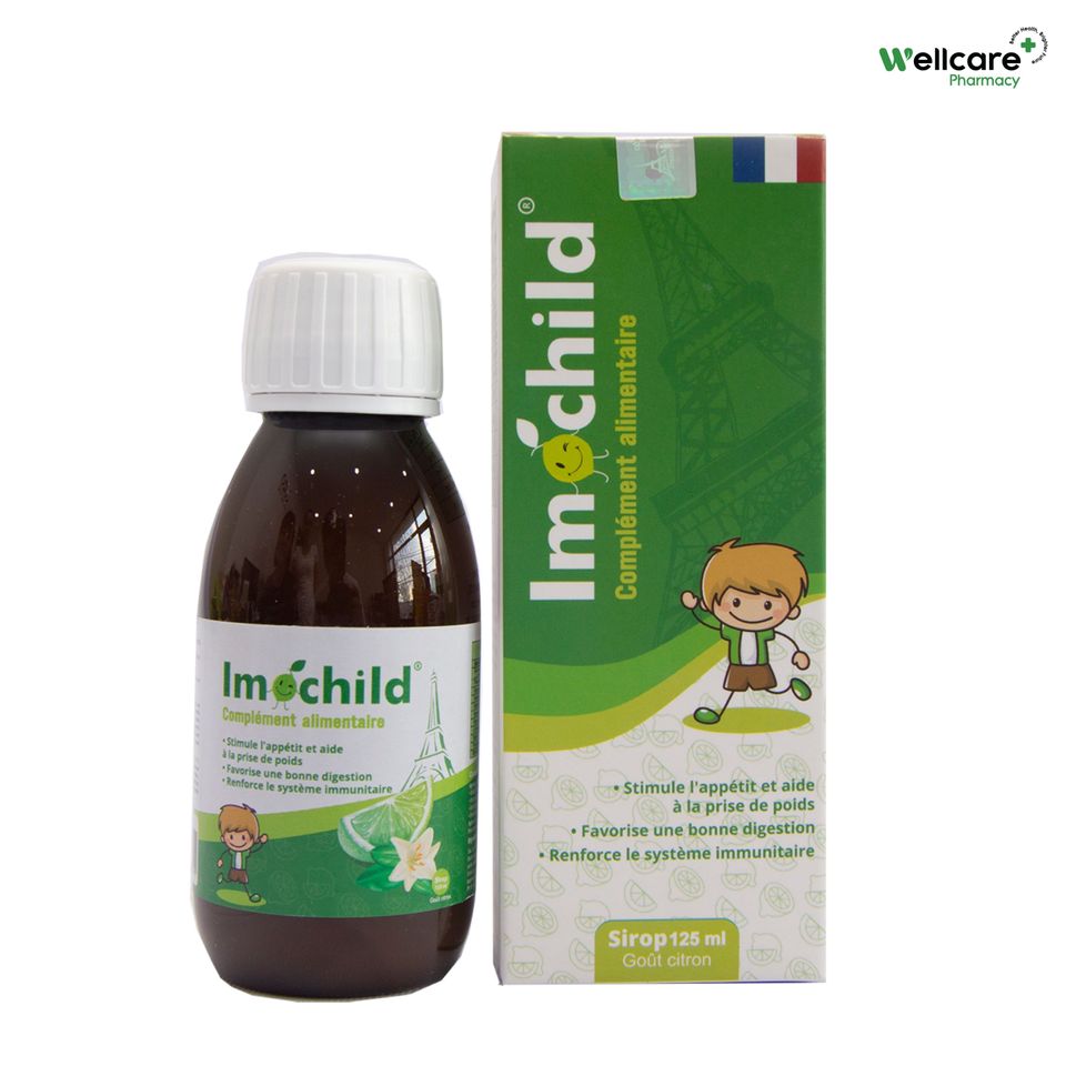 Siro Tăng Đề Kháng Imochild 125ml - Bổ Sung Vitamin D3, K2, Hỗ Trợ Miễn Dịch Cho Trẻ Em từ 6 Tháng Tuổi
