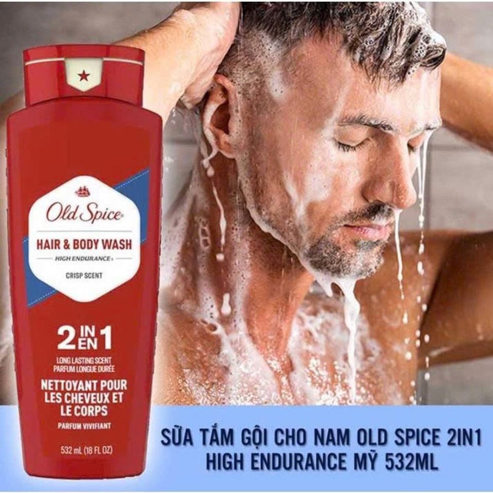 Sữa Tắm Old Spice Body Wash Hương Nước Hoa Nam 473ml - Sạch Mát Da, Thơm Lâu, Dành Cho Nam Giới