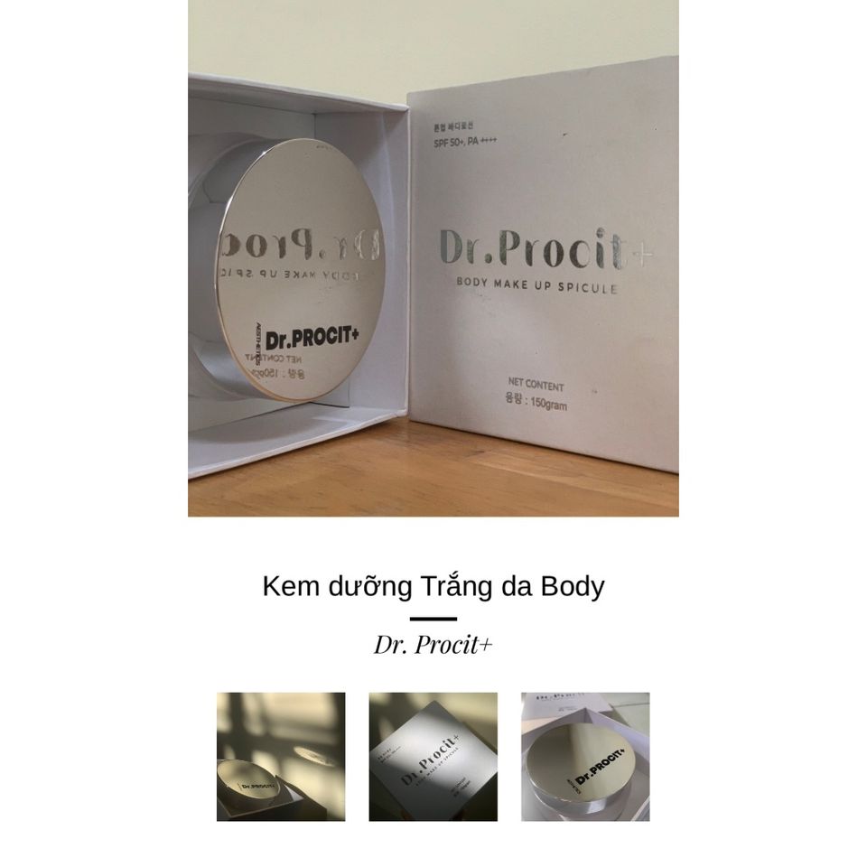 Kem Dưỡng Da Body Hàn Quốc DR. PROCIT+ Spicule - Nâng Tone, Dưỡng Ẩm, Chống Nắng SPF 50+, Trẻ Hoá Da, An Toàn, Lành Tính