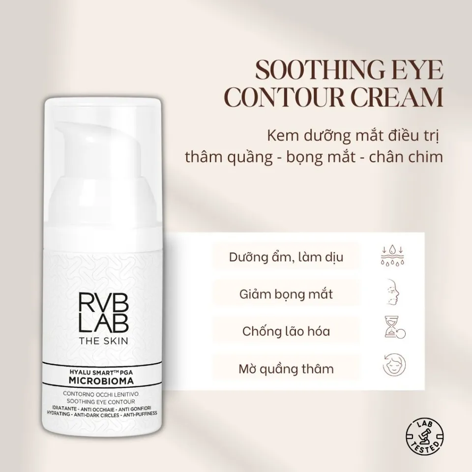 Kem Dưỡng Mắt RVB LAB THE SKIN - Giảm Quầng Thâm, Bọng Mắt, Nếp Nhăn ...