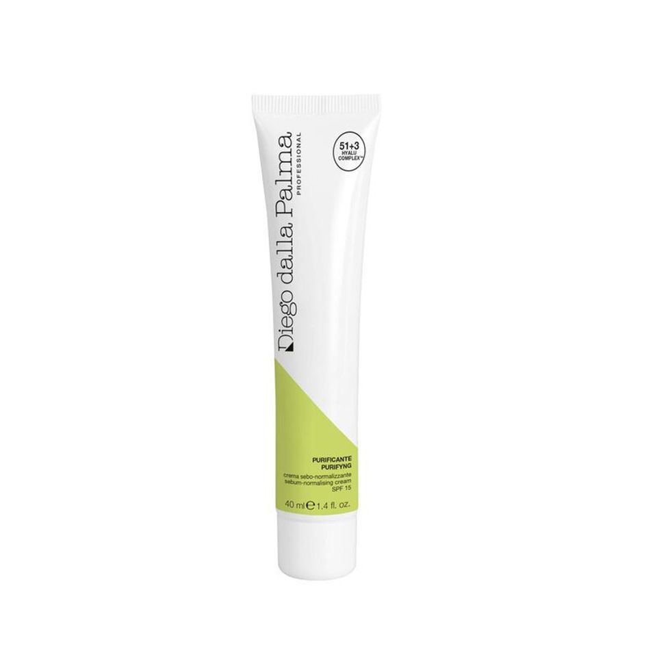 Kem Dưỡng Chống Nắng DIEGO DALLA PALMA Purifying Sebum Normalising Cream SPF15 - Kiềm Dầu, Se Khít Lỗ Chân Lông Cho Da Dầu, Da Hỗn Hợp