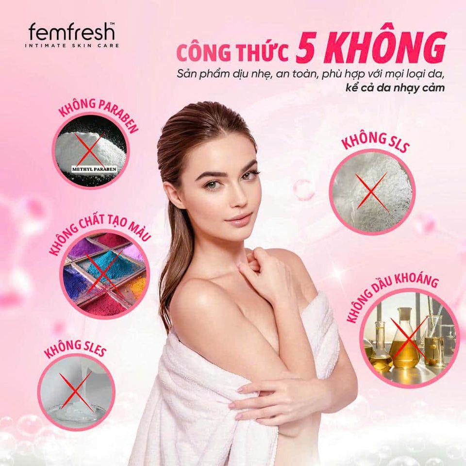Bọt Vệ Sinh Phụ Nữ Femfresh Foam Wash 150ml - Sạch Dịu Nhẹ, Hỗ Trợ Cân Bằng Vi Sinh Vùng Kín, Bảo Vệ Gấp 3 Lần