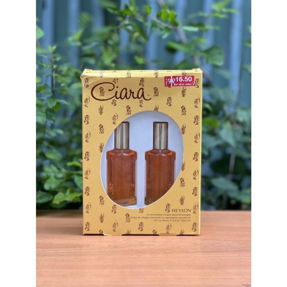Set Nước Hoa Ciara 2 Chai 30ml - Hương Năng Động Quyến Rũ của Hãng Revlon, Lý Tưởng Cho Đêm Sang Trọng