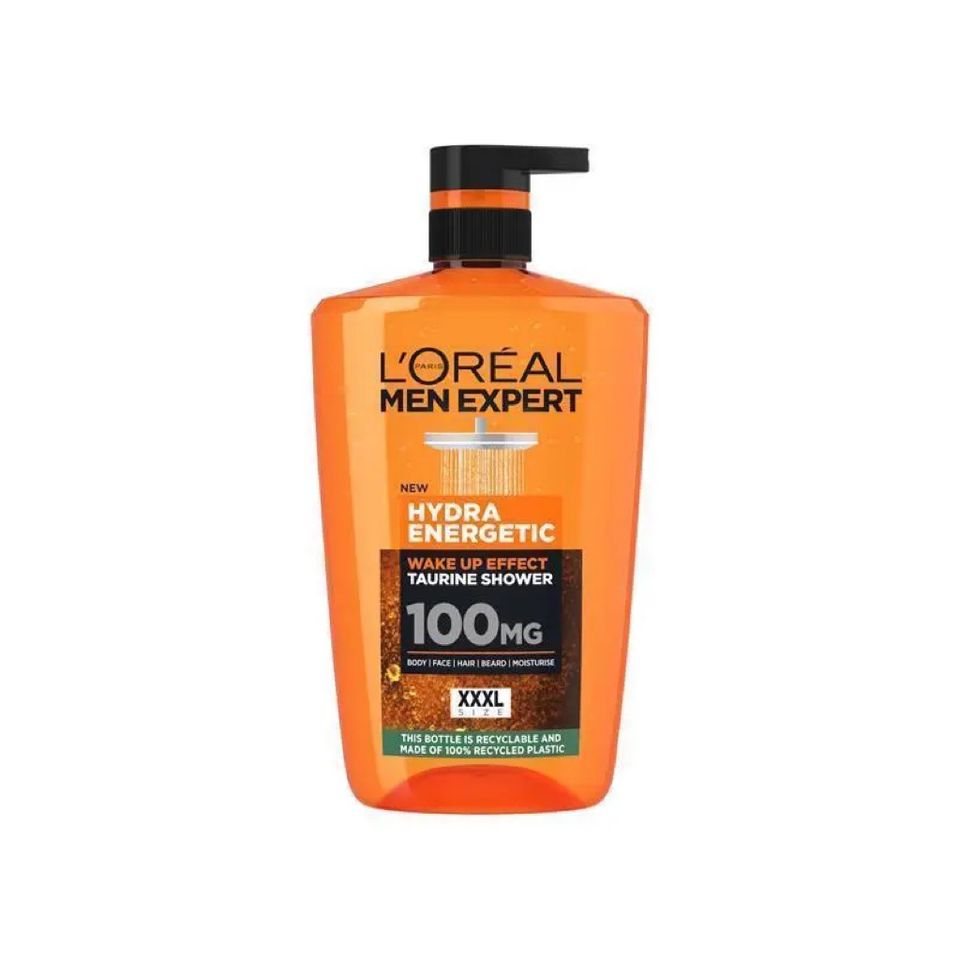Sữa Tắm Gội L'oreal Men Expert Hydra Energetic Taurine 3 trong 1 1000ml - Chăm sóc da nam giới, tăng cường sức sống và độ ẩm