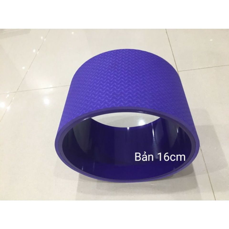 Vòng Tập Yoga Bản Rộng 16cm - Chịu Lực 200kg, Bọc Cao Su TPE 8mm, Độ Bám Cao Dành Cho Người Tập Yoga