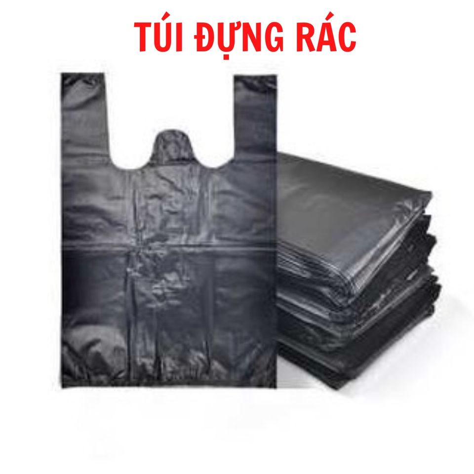 Túi Đựng Rác Màu Đen 1kg - Túi Nilon Chất Lượng Tốt, Dùng Đựng Rác Thải ...