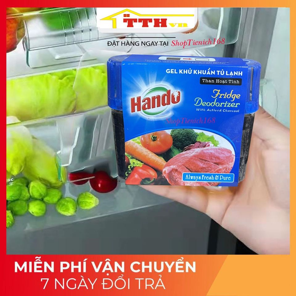 Gel Khử Khuẩn Tủ Lạnh Hando 150g - Khử Mùi và Diệt Khuẩn, Giữ Thực Phẩm Tươi Ngon, An Toàn Cho Gia Đình