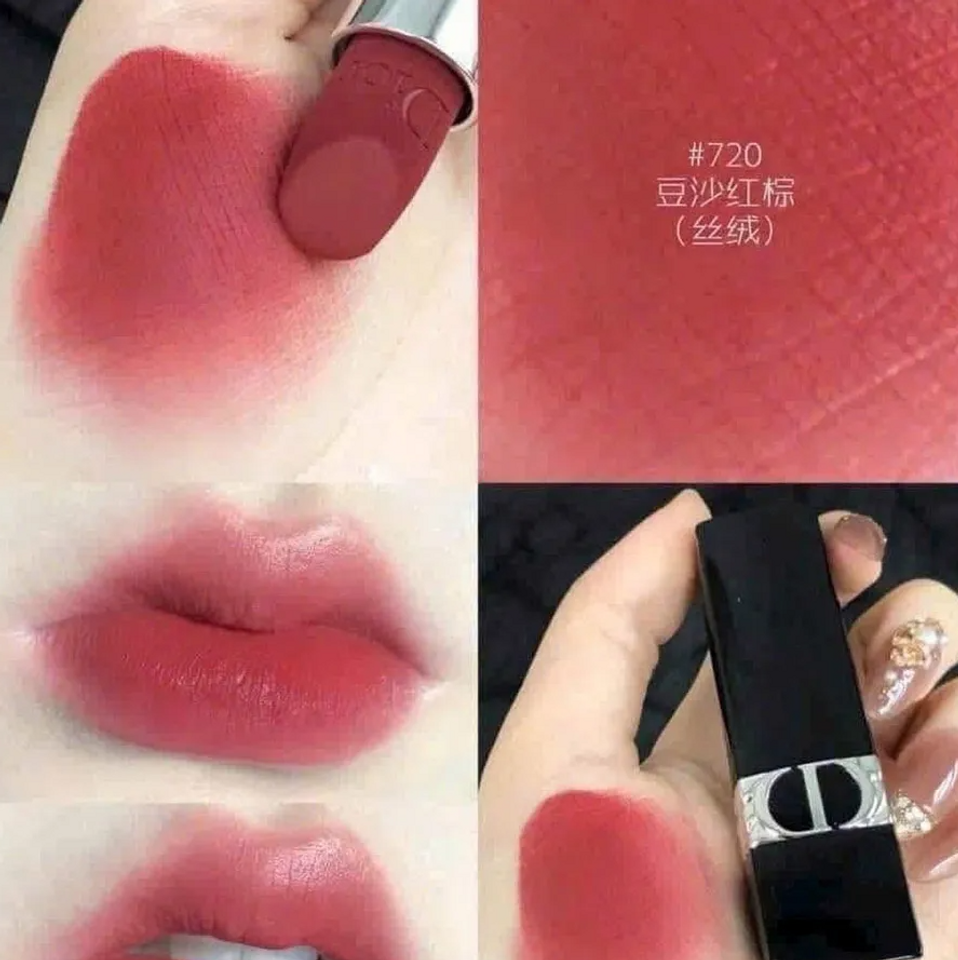 Bộ 3 Son Mini Dior Rouge Lipstick (Màu 720, 200, 999) - Son Dưỡng Mượt Mà, Thời Thượng và Quyến Rũ, Quà Tặng Tuyệt Vời Cho Tín Đồ Làm Đẹp
