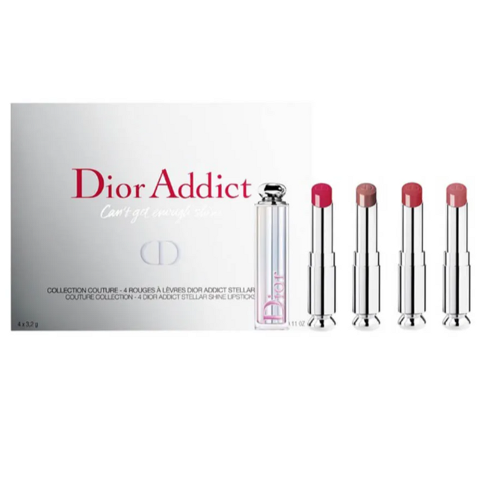 [ nobox ] Set Son Dior Addict Can’t Get Enough Shine 4 Màu, Kèm Túi