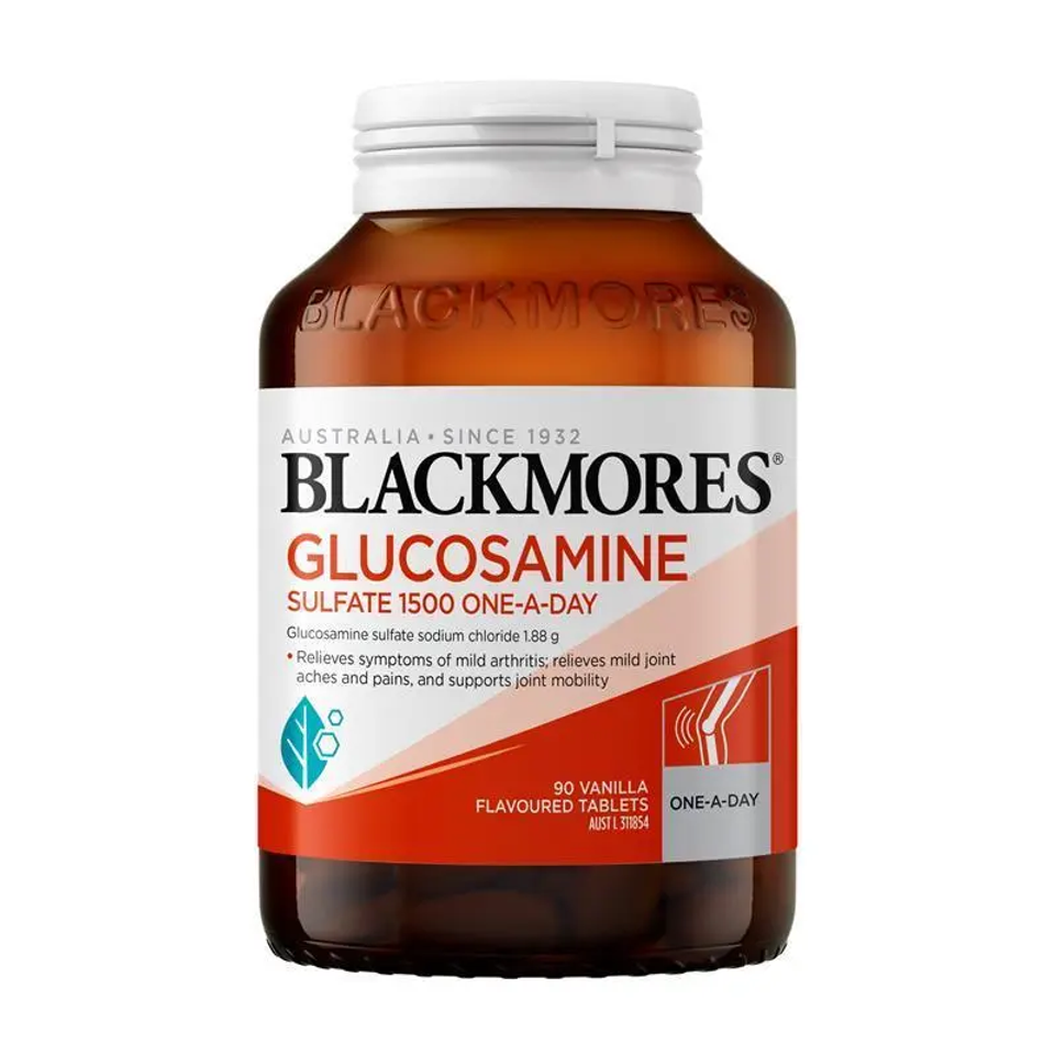 Viên uống Blackmores Glucosamine 1500mg One-A-Day 90 viên - Hỗ trợ xương khớp, giảm nhức mỏi, sản phẩm chất lượng từ Úc