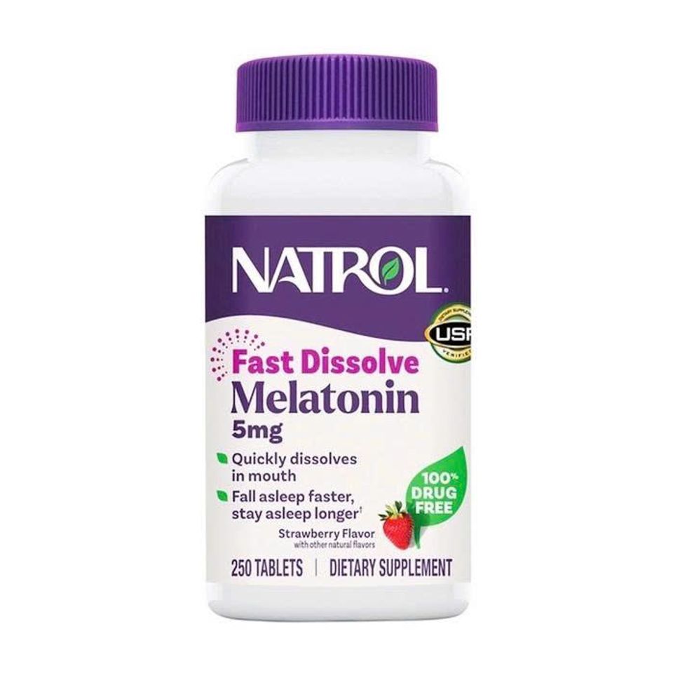Viên Ngậm Hỗ Trợ Giấc Ngủ Natrol Sleep 5mg - Chai 250 Viên Từ Mỹ Giúp Ngủ Ngon, Tăng Chất Lượng Giấc Ngủ