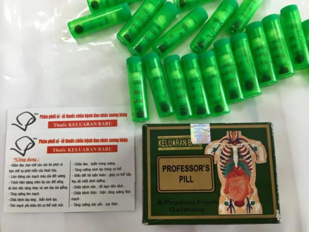 Viên Uống Xương Khớp Xanh Professor's Pill Hàng Chính Hãng Malaysia - Hỗ Trợ Giảm Đau, Cải Thiện Sức Khỏe Xương Khớp, Phục Hồi Chấn Thương