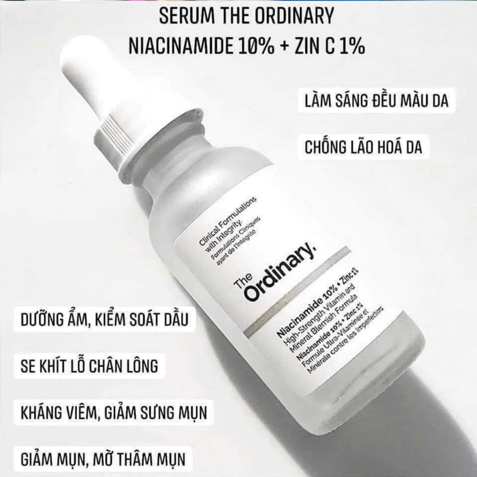 Serum The Ordinary Niacinamide 10% + Zinc 1% Canada 30ml