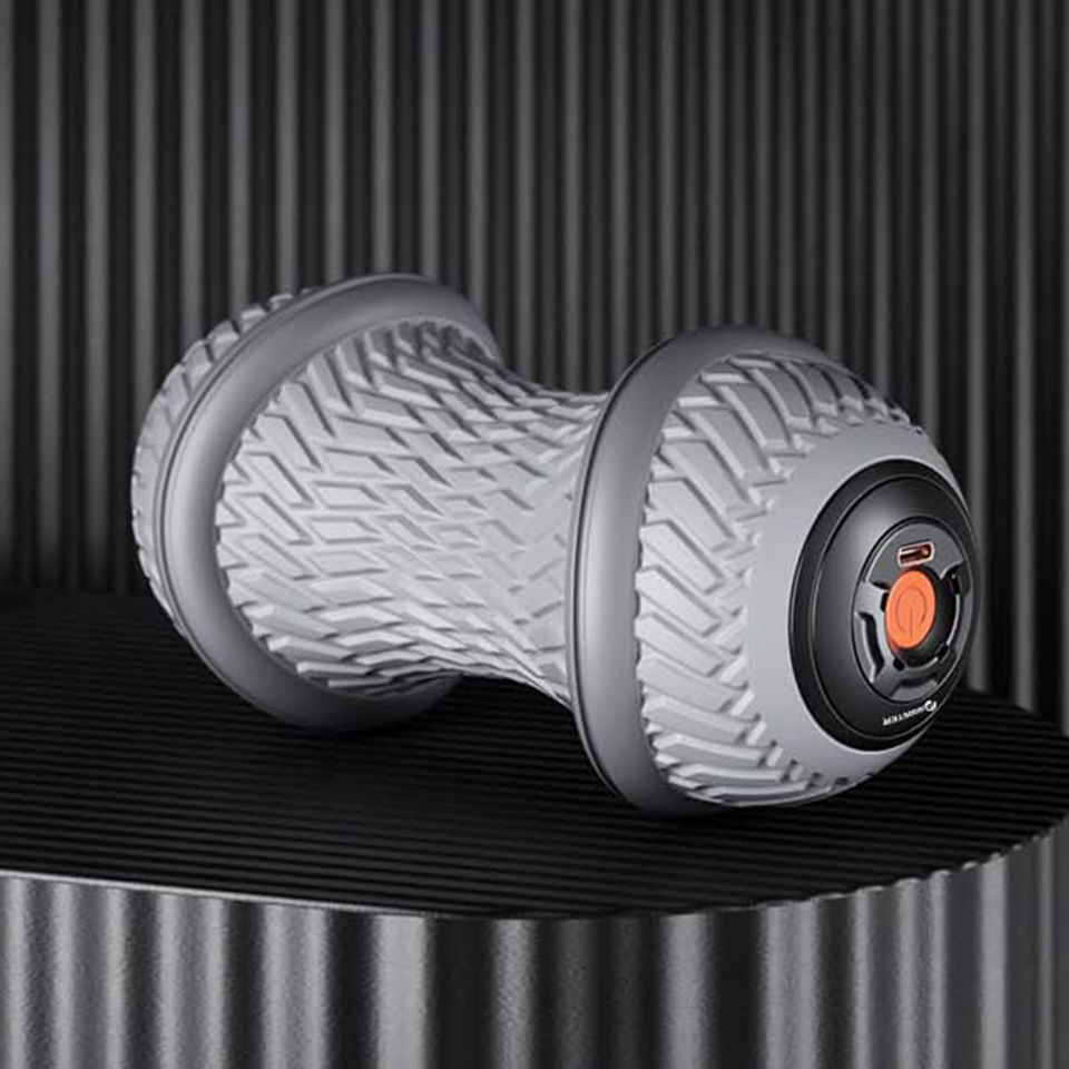 Con lăn tập giãn cơ Booster Boluojun JMQ-6855 - Thiết bị massage rung chuyên nghiệp, giảm đau nhức và thư giãn cơ thể hiệu quả