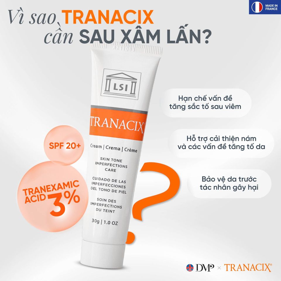 Kem Tranacix Cream Dưỡng Trắng Sáng Da, Mờ Thâm Nám 30g - Sản Phẩm Chăm Sóc Da Chất Lượng Cao, Dưỡng Ẩm, Hiệu Quả Rõ Rệt