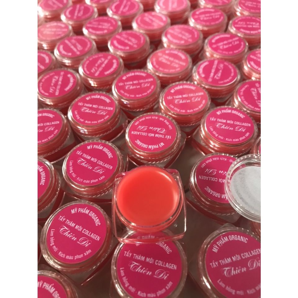 Dưỡng Môi Collagen Thiên Di - Khử Thâm & Làm Hồng Môi Tự Nhiên, Mềm Mịn, Không Hương Liệu, Dinh Dưỡng Từ Tinh Dầu Thiên Nhiên
