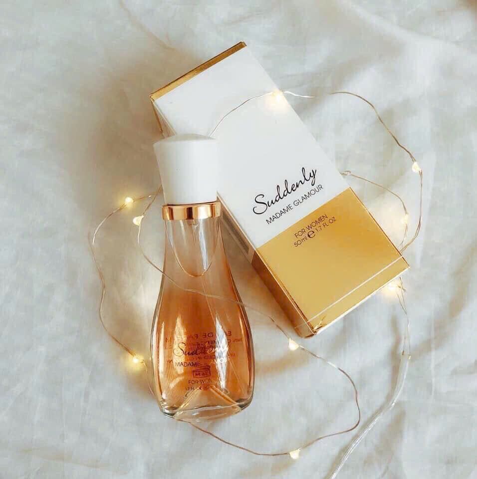 Nước Hoa Nữ Suddenly Madame Glamour 50ml - Hương Cam Bergamot và Hoắc Hương Quyến Rũ, Phong Cách Sang Trọng Từ Đức