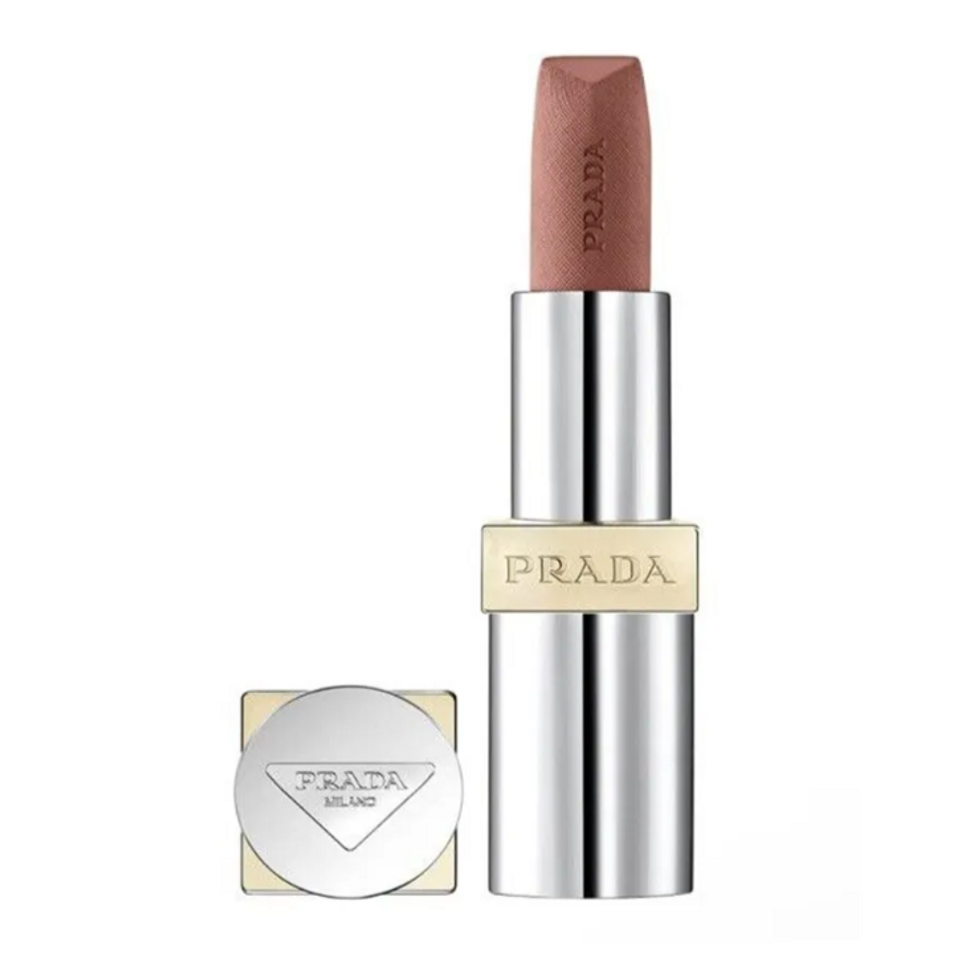 [ tester ] Son Prada Monochrome Hyper Matte Lipstick B01 Argile Màu Nâu Tây