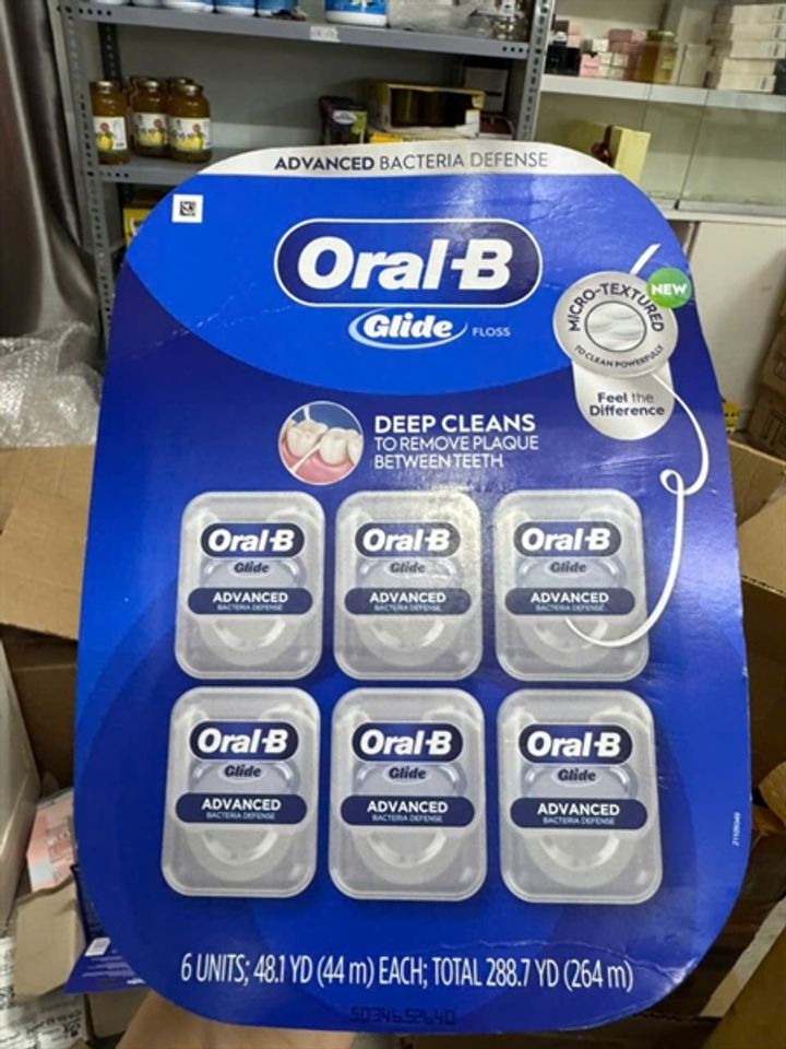 Set 6 Chỉ Nha Khoa Oral-B Glide Advanced Multi-Protection Floss 264m – Hàng Mỹ