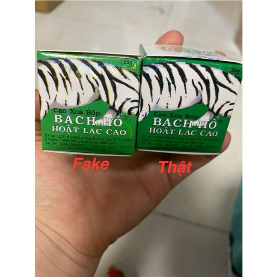 Cao Xoa Bóp Bạch Hổ Hoạt Lạc Cao 20g - Giảm Đau Nhức Cơ Bắp, Thư Giãn Từ Thiên Nhiên, Sản Phẩm Chất Lượng Cao Bảo Linh