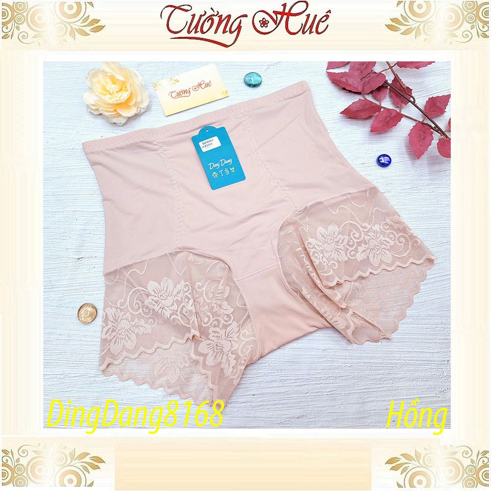 Quần Ôm Bụng Đùi Ding Dang 8168 Lưng Cao - Quần Lót Nữ Co Dãn Mềm Mại, Phù Hợp Mặc Váy, Freesize Dưới 60Kg
