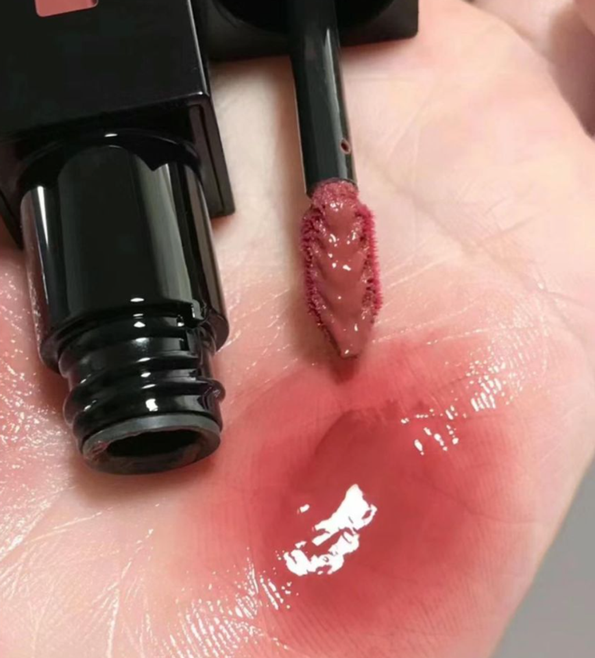 [ tester ] Son kem YSL Rouge Pur Couture Vinyl Cream Lip Stain màu 440 Rose Player
