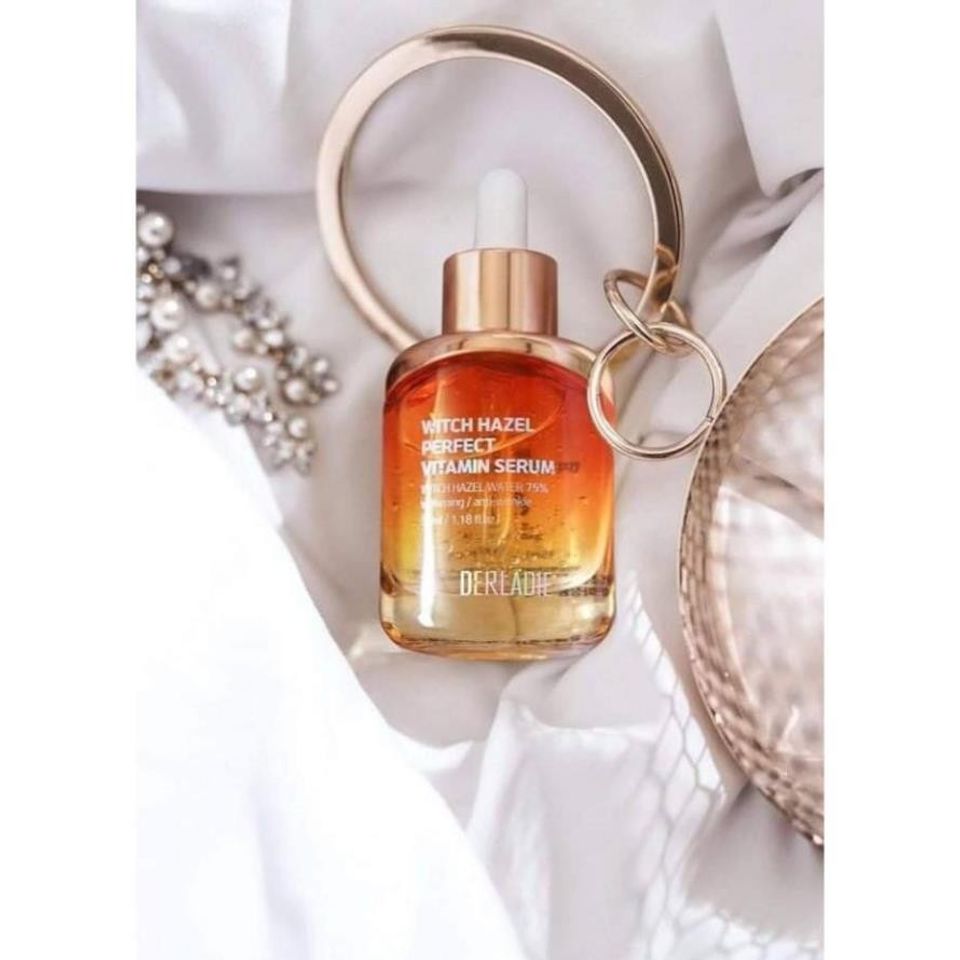Serum Derladie Witch Hazel Perfect Vitamin Serum ngừa mụn giảm thâm làm đầy sẹo rỗ 35ml - BFN MALL