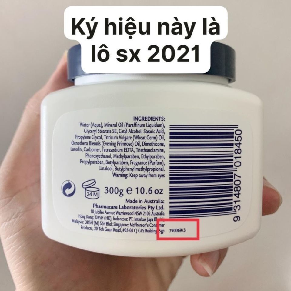 Kem dưỡng ẩm da vitamin E Redwin Cream 300g Úc