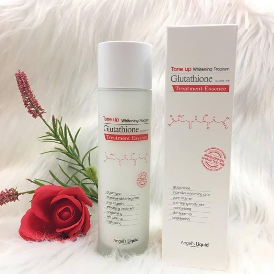 Nước thần dưỡng trắng, dưỡng ẩm 7day Angel Liquid Tone Up Whitening Program Glutathione Treatment Essence 150ml