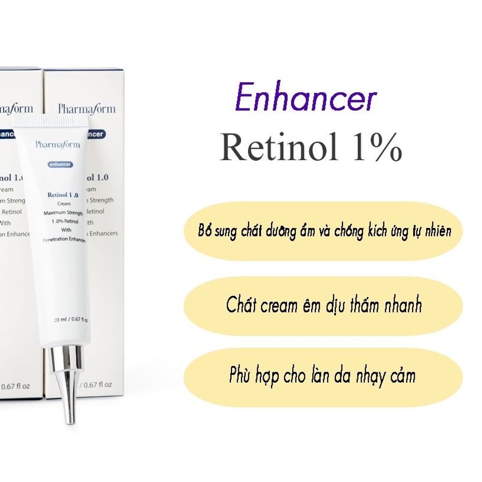 Tinh chất Retinol 1% Enhancer Pharmaform 15ml/20ml
