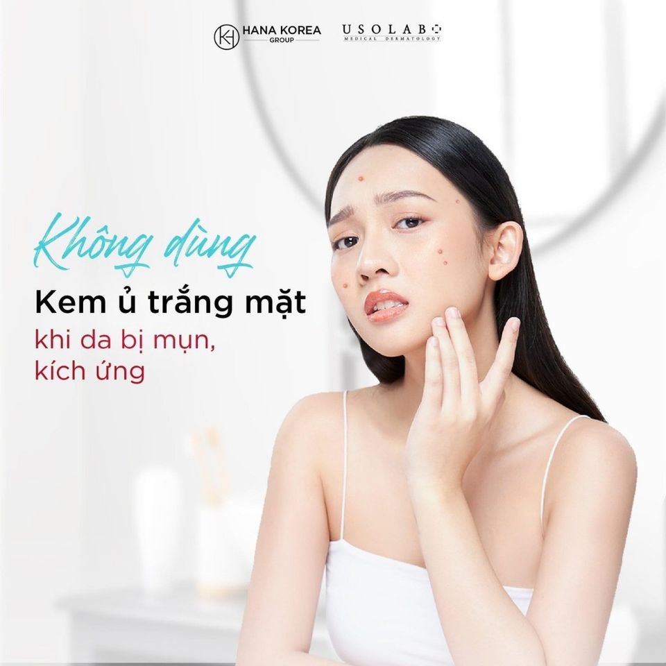 Kem ủ trắng mặt Usolab Bio Tone Up Whitening Face Mask 250g Giúp Da Bật Tông Trắng Sáng Cải Thiện Sắc Tố Da