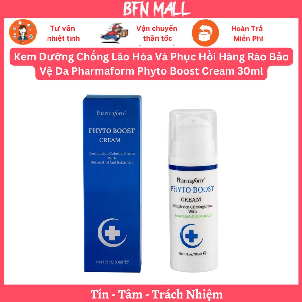 Kem Dưỡng Chống Lão Hóa Và Phục Hồi Hàng Rào Bảo Vệ Da Pharmaform Phyto Boost Cream 30ml
