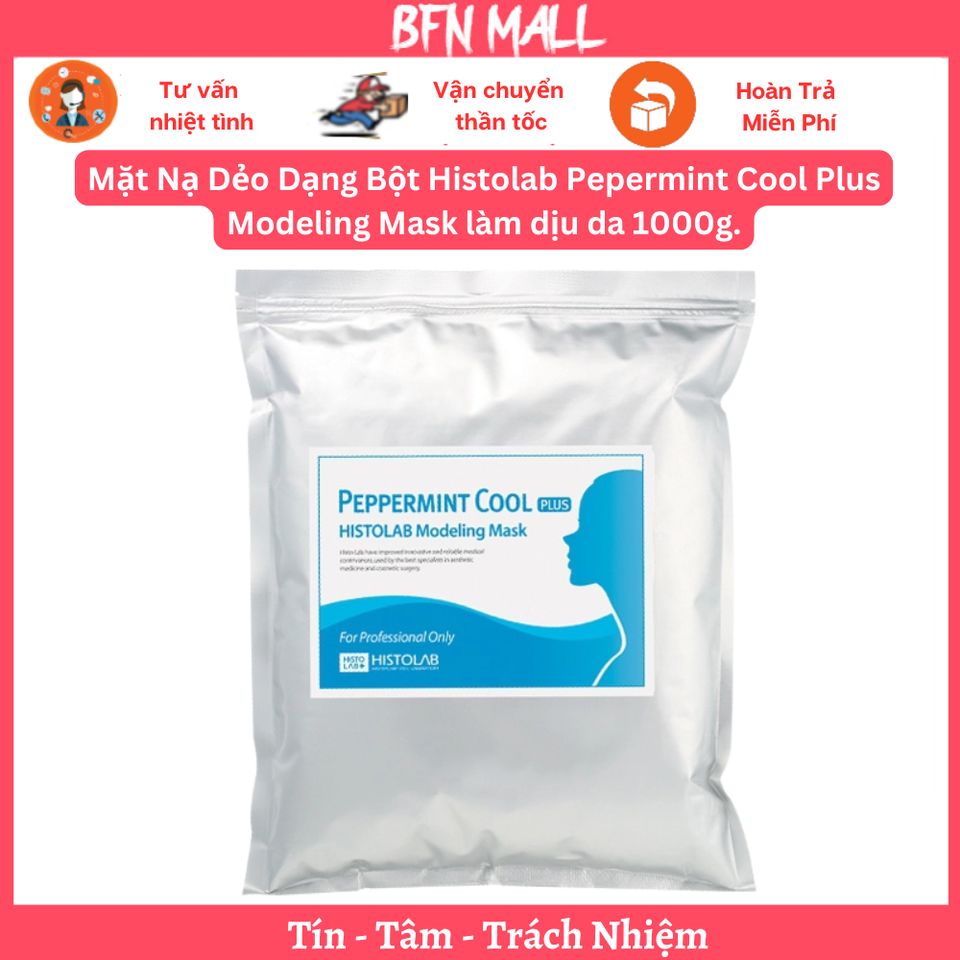 Mặt Nạ Dẻo Dạng Bột Histolab Pepermint Cool Plus Modeling Mask làm dịu da 1000g.