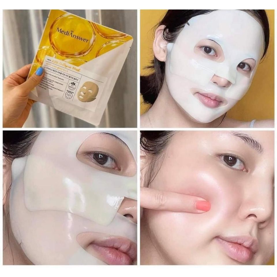 Mặt nạ thạch Collagen, Medi Answer Vita Collagen Mask 37g x 5 miếng