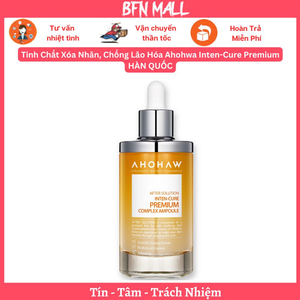 Tinh Chất Xóa Nhăn, Chống Lão Hóa Ahohwa Inten-Cure Premium HÀN QUỐC