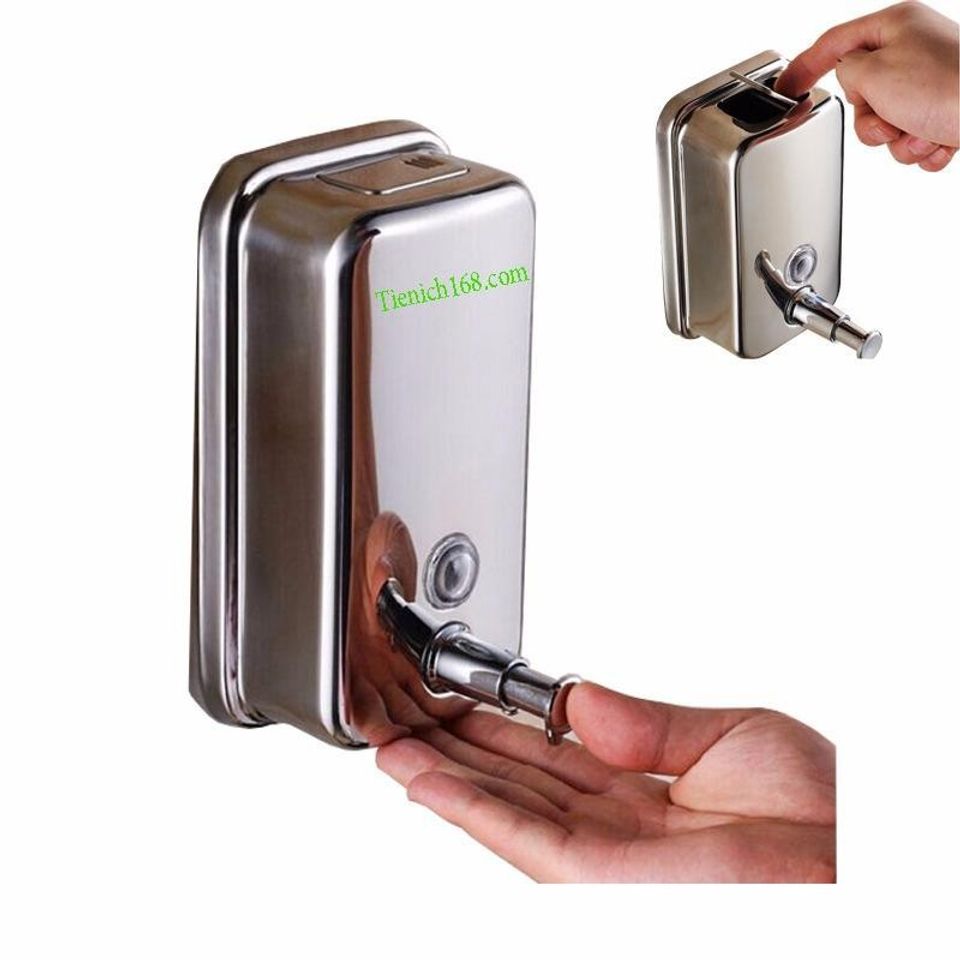Bình Đựng Nước Rửa Tay Dầu Gội Sữa Tắm Inox 500ML Sang Trọng - Tiết Kiệm & Hiện Đại Cho Nhà Bếp