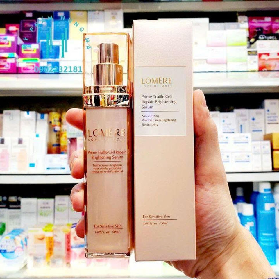 Serum Lomere Prime Truffle Cell 50ml - Dưỡng Trắng, Phục Hồi Da, Chống Oxy Hóa, Phù Hợp Mọi Loại Da